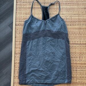 Women's Strappy Tank Top in Slate Blue